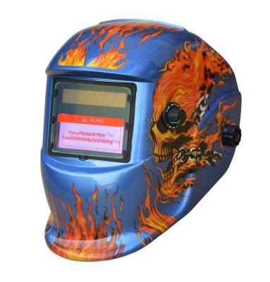 China Solar Powered Auto-Darkening Welding Helmet With 1/1/1/2 Filter For Grind/ARC/MIG/MAG/TIG/CUT 12.2*9.84*9.45 for sale