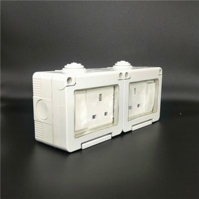 China New ABS WP1406 Switch BS 220v 13a IP55 UK Standard Plug 1g Waterproof Switch for sale