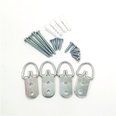 China Metal Picture Frame Hardware Accessory Set Steel Decorative Hanging Hooks Sets for sale