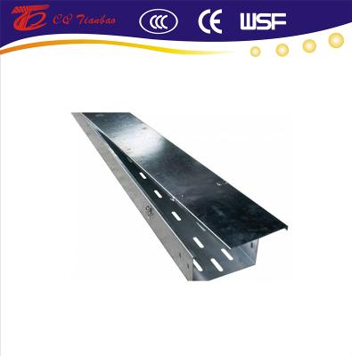 China Steel Aluminum Ventilated Perforated Cable Tray for sale