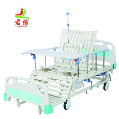 China Good Quality Medical Bed 4 Cranks Home Care Manual Hospital Bed With Chest Of Drawers For Hospital Or Home Use for sale