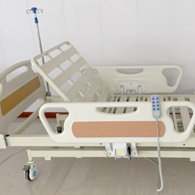 China Hospital care bed factory wholesale price ICU triple function electric medical bed electric bed for hospital with big guard board for sale