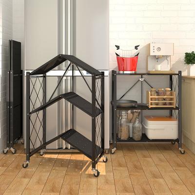 China Sustainable Hot Selling Vintage All In One Microwave Organization Vegetable And Fruit Shelf Oven Kitchen Storage Rack for sale