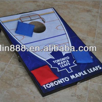 China MDF Folding Cornhole Bean Bag Toss Game for sale