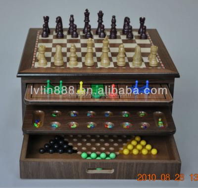 China Wholesale High Quality Eco-friendly Magnetic Folding BackgammonWooden Chess Set Manufacturer for sale