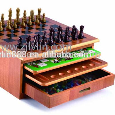 China Wooden Wooden Chess Set Set, 12 in 1 Combination Chess Set for sale