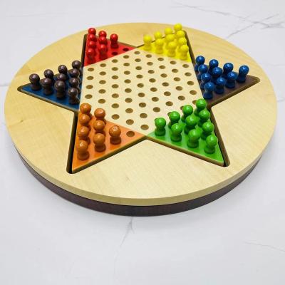 China DIY Toy Set High Quality Classic Educational Wooden Chess Board Game Toy Learning Chess for sale