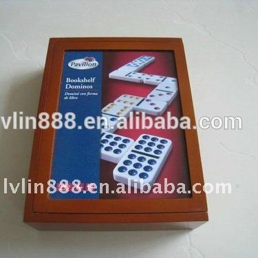 China Entertainment domino in the wooden box for sale