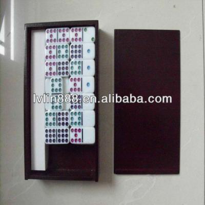 China Double domino new in box MDF 14.9x23.8x5.1cm for sale