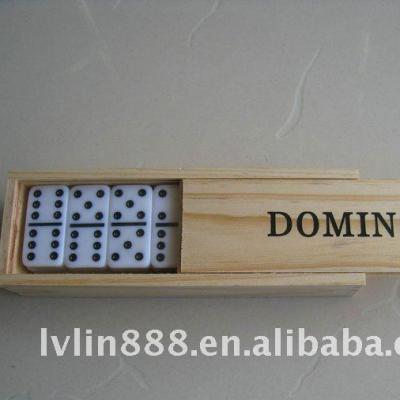 China Hot Selling Wooden Domino Game Set / Domino LD001 for sale