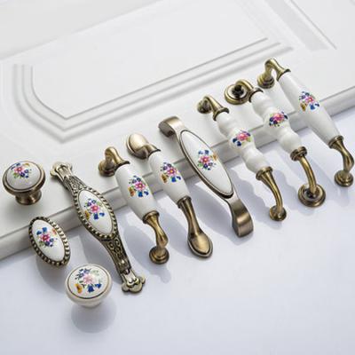 China Eco - Friendly China Hardware Furniture Fittings China Sideboard Drawer Ceramic Knob Handle for sale