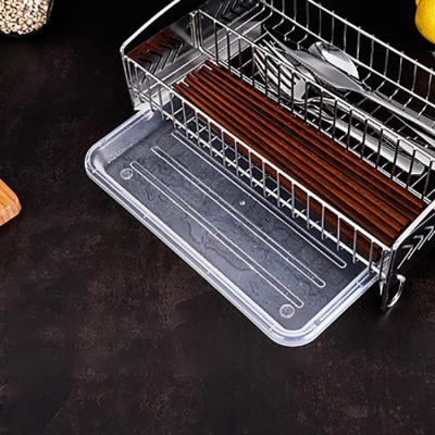 China Sustainable Kitchen Stainless Steel Chopsticks Knife Fork Rack For Disinfection Cabinet for sale