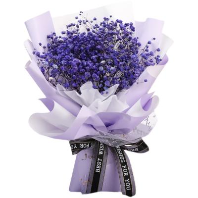 China Environmental Wholesale High Quality Flower Bouquet Boxes Preserved Gypsophila Bouquets for sale