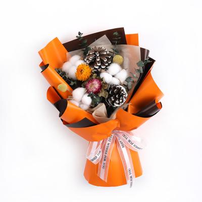 China Gifts For All Festivals Wholesale High Quality Dried Flower Bouquet Gift For Thanksgiving for sale