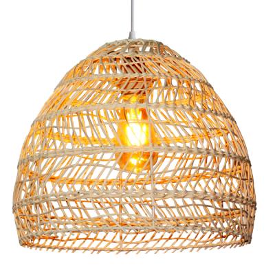 China Lighting Works Pendant Lamp Modern Indoor Use Light Fixture Indoor Rattan Headlight Lights for sale