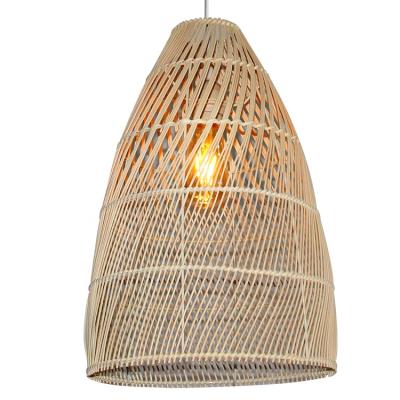 China Lighting Works Rattan Light Fixture Pendant Lamp Modern Indoor Use for sale