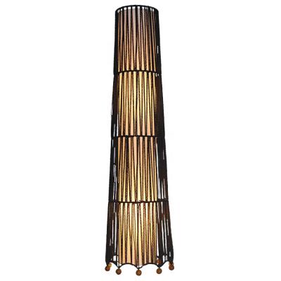 China Traditional Vellum Rope Floor Lamp for sale