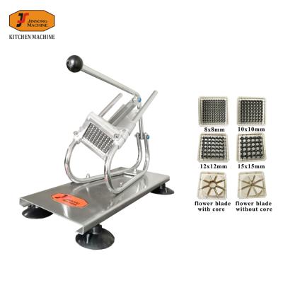 China Hot Sale Design Stainless Steel Potato Chip Vegetable Chopper Vertical Chipper Cutter Slicer for sale