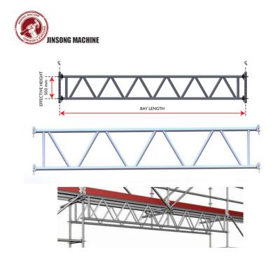 China Hotel Hot Dip Galvanized Steel Ringlock Scaffolding Lattice Beams for sale