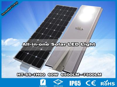 China Hitechled 60W All in one Solar LED Street Light | Luminaria Solar  Todo en uno for sale