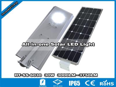 China 30W Integrated Solar Street Light | Lamparas Solares de Alumbrado Público for sale