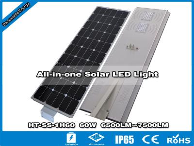 China Hitechled 60W All in one Solar LED Street Light|Lampu PJU LED All-in-one for sale