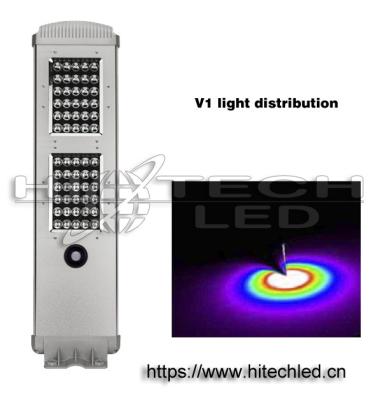 China Hitechled HT-SS-A120 20w 2000lm~3000lm all in one solar powered led street light for sale