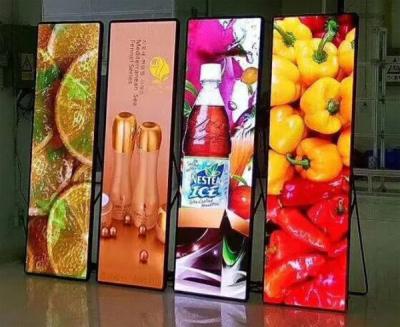 China P2.5mm Indoor Poster LED Display, ultra-light,super-thin indoor LED pylon for shops,stores,hotel,exhibition,restaurant for sale