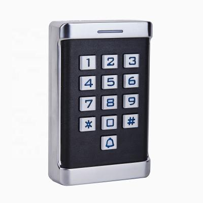 China Waterproof Metal Case RFID 125khz Keypad For Door Lock System Stand-Alone With 2000 Users for sale