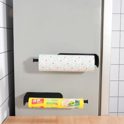 China Home And Kitchen Sustainable Wall Mounted Magnetic Paper Towel Holder Free-Installation Kitchen Roll Holder for sale