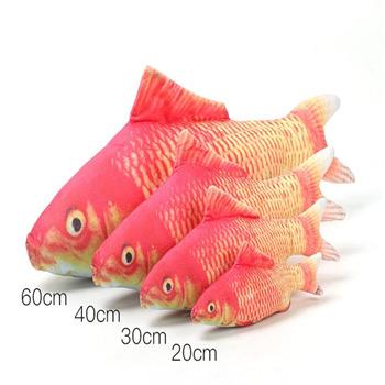 China 60cm Viable Catnip Toy Common Fish Toy Cat Interactive Chew Toy for sale