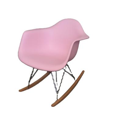 China Sit Factory Produces Cheap Molded Plastic Rocking Chairs In White And Colored Medieval Minimalist Wooden Chairs for sale