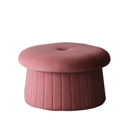 China Removable cover the production of the Nordic living room sofa stool home single door for shoes sneak pilou fabric for sale