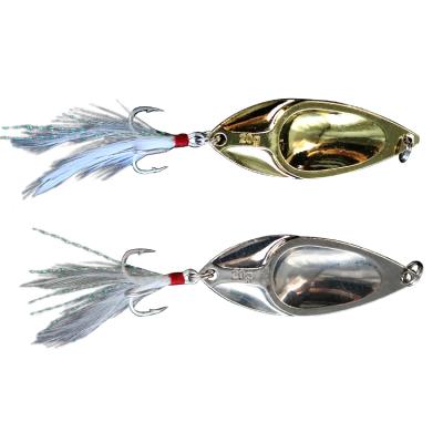 China New 10G/15G/20G Shore Sea Bass Fishing Lure Artificial Hard Groundbait Metal Casting Lure Metal Jig Spoons Lure for sale