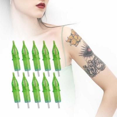 China Hadiyah Permanent Disposable Tattoo Cartridge Needles Sterilized Needle Cartridge Tattoo Supplies Dropshipping for sale