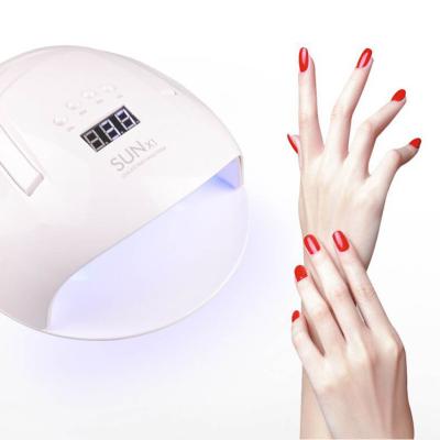 China Hadiyah Plant 108W Quick-drying Nail Lamp Fashion UV High Power UV Phototherapy Machine Portable Nail Gel Lamp for sale