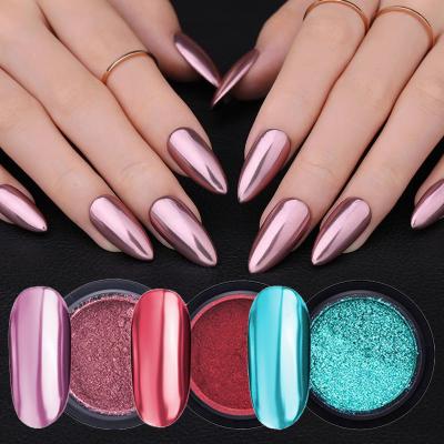 China Fashion Hadiyah Factory Amazon eBay HOT SALE Nail Decoration Dip Powder Laser Glitter High Quality Chrome Shimmer Glitter for sale