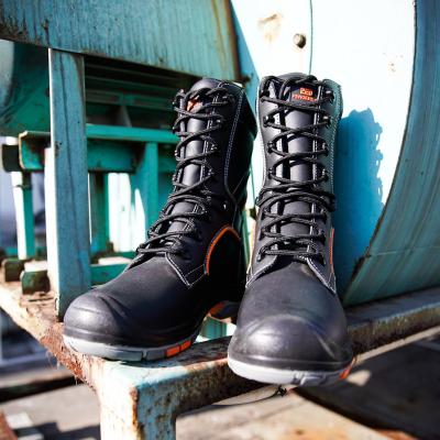 China Germany Outsole Grip High Toe Waterproof Rubber Waterproof Leather Ankle Compound Working Boots for sale