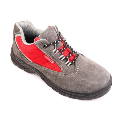 China HOT Sale Work Shoes Red Welding Safety Shoes Suede Steel Anti-skid Toe Sneakers for sale