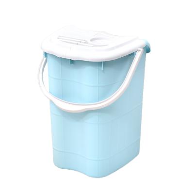 China Viable Cheap Price Stable Portable Foot Bath Bucket PP Plastic Foot Tub Bucket for sale