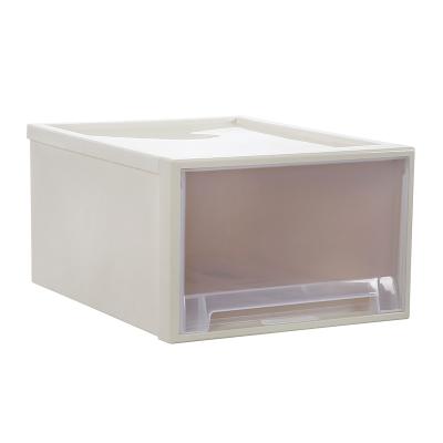 China Factory Sale Various Clothes Wardrobe PP Plastic Storage Cabinet Lockable Stackable Useful Plastic Storage Drawer for sale