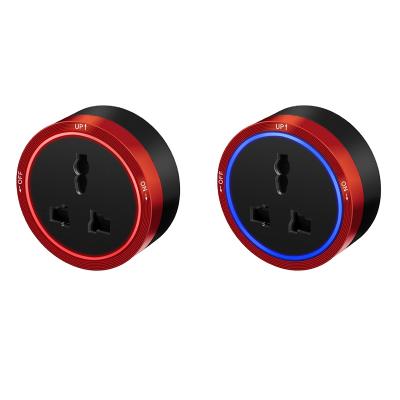 China New Design Universal Standard Multi Function Track Power Adapter Socket Residential/General Purpose Rail Socket With Blue Red LED Light for sale