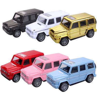 China Friction Toy Cake Topper Kids Toy Pull Back Small Color Plastic Car For Cake Decorating for sale