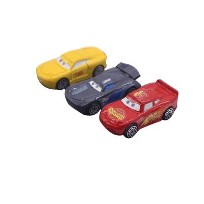 China 3 year+ made in China Toy Kids Plastic Toys Car Set Topper Small Cartoon Cars For Cake Decoration for sale