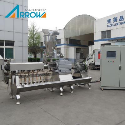 Cina food & Beverage plant various types of extruder for snack foods, textured protein, nutrition rice, breakfast cereals, fish feed and animal food in vendita