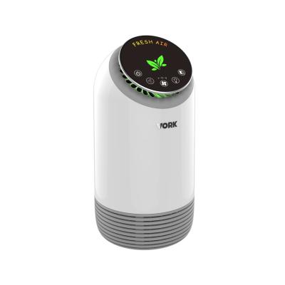 China Home Office Hotel Bedroom Air Cleaner Small Iozer Home Table Office Air Purifier Hepa Filter For Smoke Dust Personal COI for sale