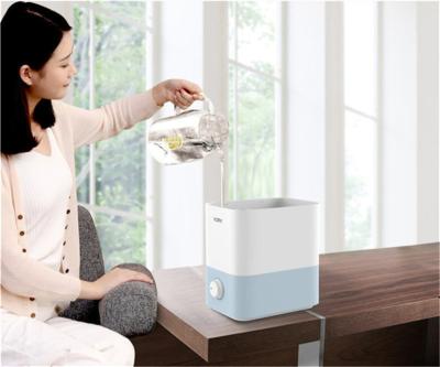 China Smell Large Ceramic Germ Free Comfortable Top Filling Apple Air Humidifier 5L for sale