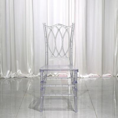 China Transparent High Quality Clear Durable Wedding Event Hot Selling Minimalist Acrylic Dining Chair for sale