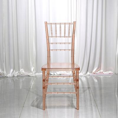 China Plastic Transparent Wedding Banquet Chiavari Wedding Minimalist Cheap Chair for sale