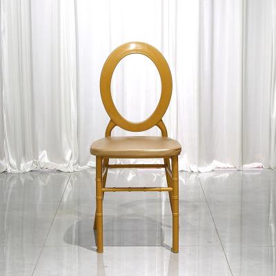 China Top Quality Modern Minimalist Gold Acrylic Plastic Wedding Event Chairs For Guest for sale